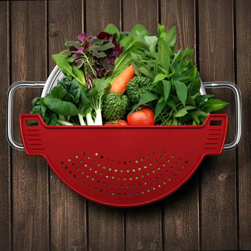 Multi-Purpose Fan-Shaped Plastic Drain Board Gadget