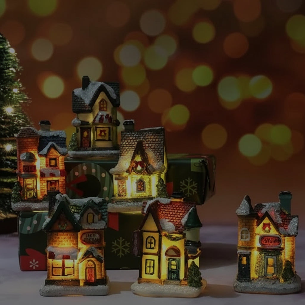 Festive LED Christmas House – Charming Holiday Decor