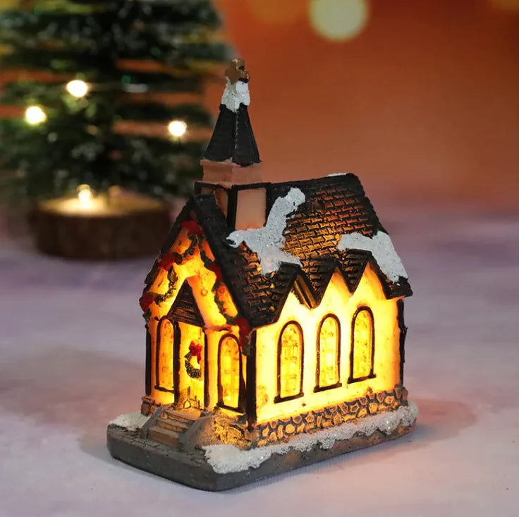 Festive LED Christmas House – Charming Holiday Decor