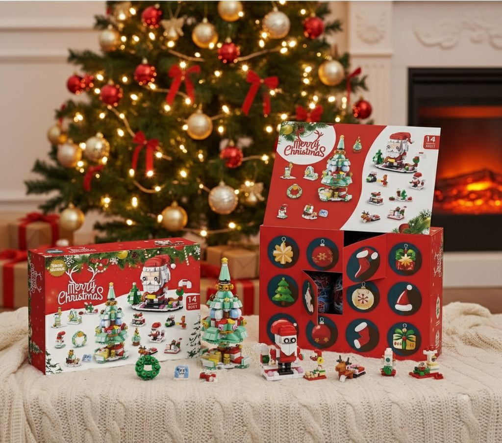 Christmas Blind Box Poking Hole Music Children Assembling