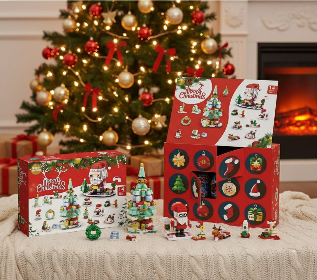 Christmas Blind Box Poking Hole Music Children Assembling