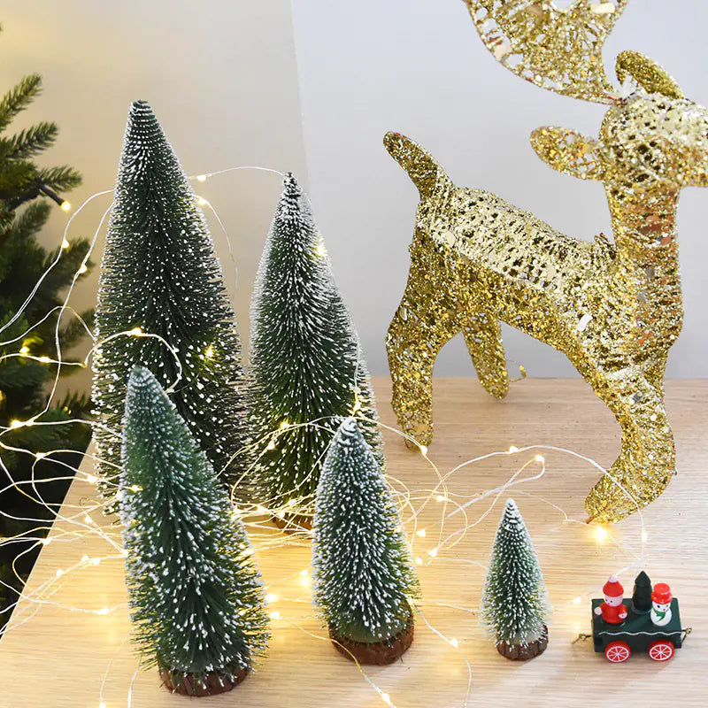 Mini Christmas Tree Desktop Decoration for Home Use