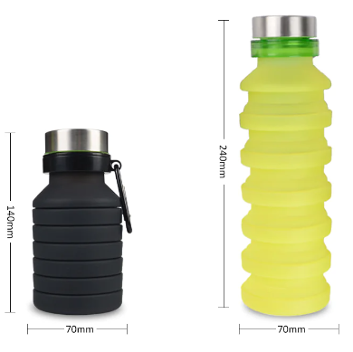 Collapsible Silicone Water Bottle