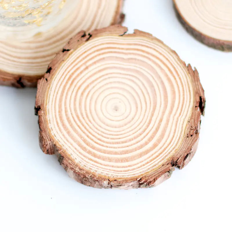 Handmade Wooden Base for Gypsum Aromatherapy Candle