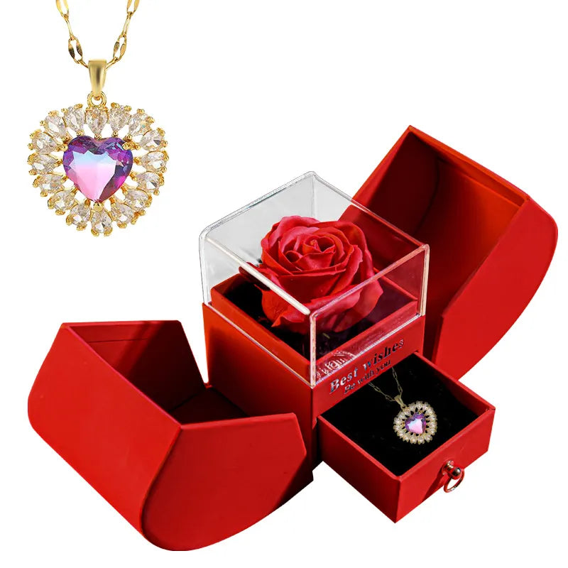 Christmas Jewelry gift Box Necklace
