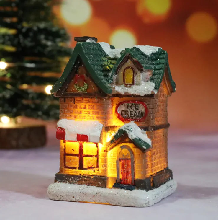 Festive LED Christmas House – Charming Holiday Decor