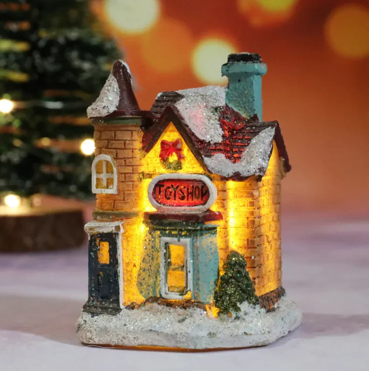 Festive LED Christmas House – Charming Holiday Decor