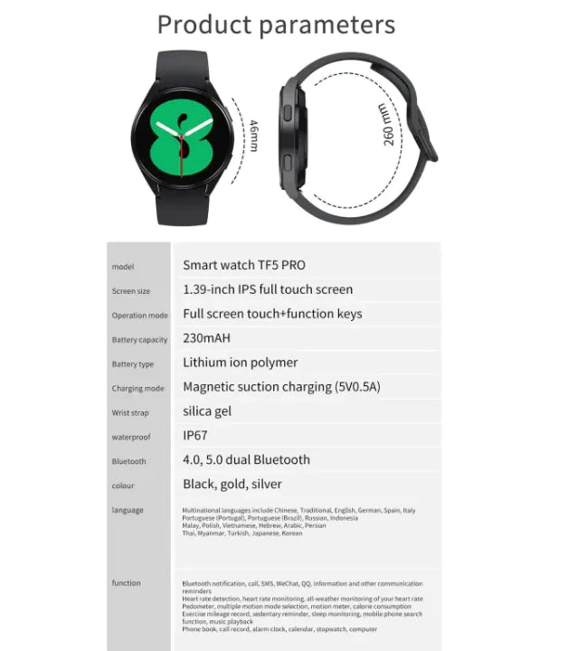 Advanced TF5 Pro Smart Watch