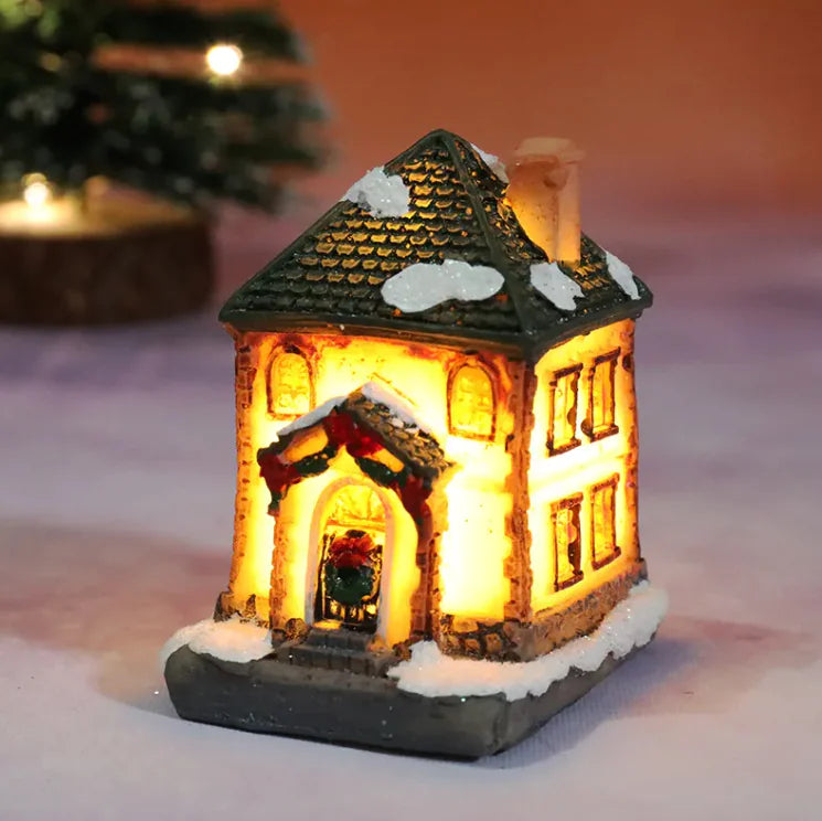 Festive LED Christmas House – Charming Holiday Decor